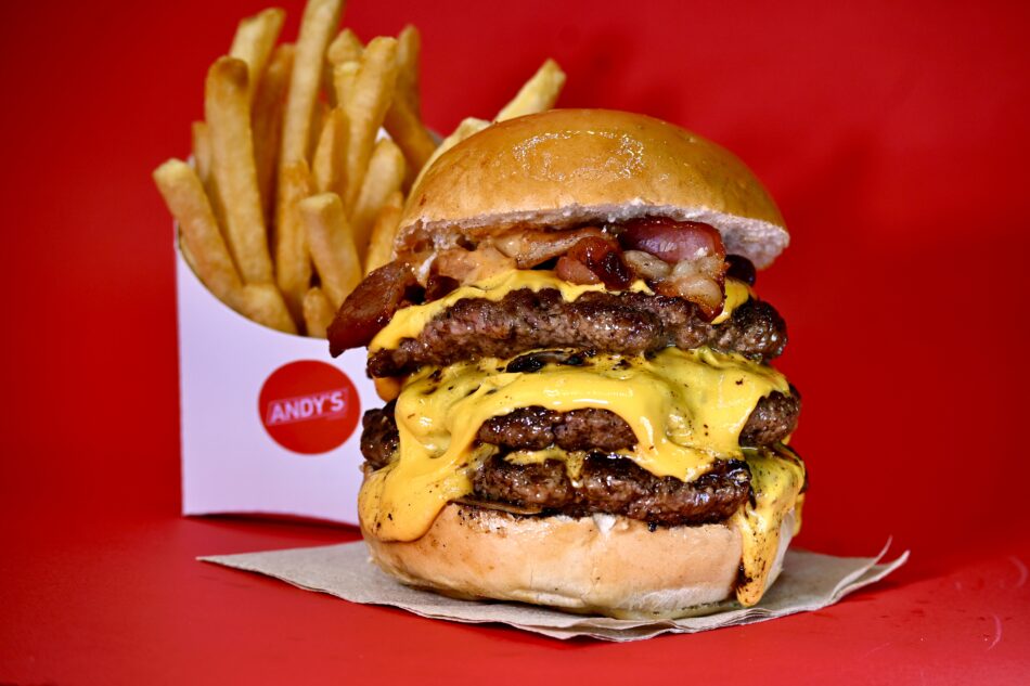 Combo Triple Bacon Cheeseburger